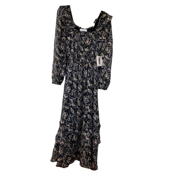 Greylin Dresses & Skirts - Greylin Liana Ruffle Midi Dress Maxi Dress